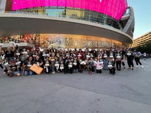 Cozine Elementary School Arrives at Vegas Golden Knights Game, Oct 3, 2024