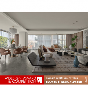 Changsha Vanke Zitai A18 by Tid Design Wins Bronze in A’ Interior Design Awards