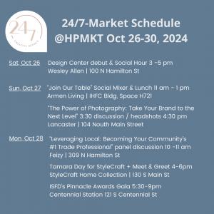 24/7's HPMKT schedule will feature partnerships with brands to produce events, promote exciting product launches, and in creating original programming.