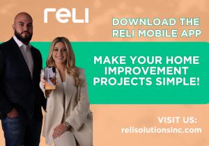 RELI mobile app simplifies home improvement projects by utilizing advanced technology for stress-free renovations.