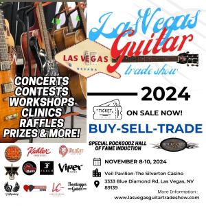 Las Vegas Guitar Show Promotional Flyer