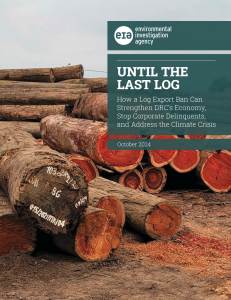 DRC's Logging Industry Marred by Systemic Illegalities, New Findings Show