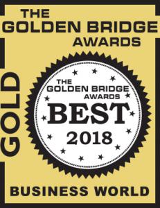 Golden Bridge Award 2018 Gold Winner Logo
