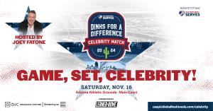 USA Pickleball Celebrity Match presented by Lerner & Rowe and Hosted by Joey Fatone on Nov. 16 in Mesa, Arizona