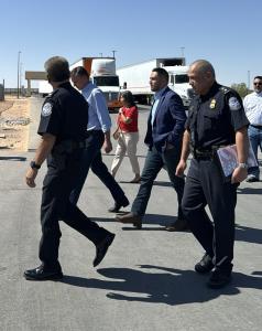 Vasquez meets with CBP in Santa Teresa to Discuss Stop Fentanyl at the Border Act