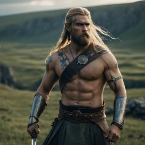 Picture of an Irish warrior