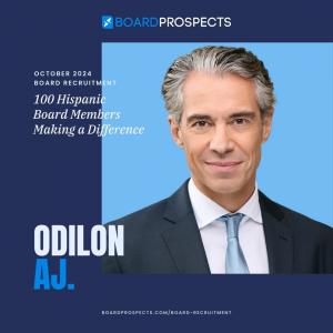 Odilon Almeida Jr. Named BoardProspects’ 100 Hispanic Board Members Making a Difference