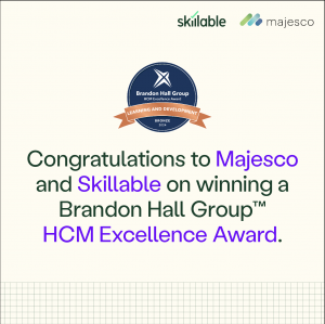 Majesco and Skillable win a Brandon Hall Group Bronze HCM Excellence Award