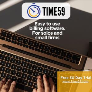 Time59.com Billing Software for Solo Attorneys