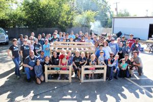 Qualbe Marketing Group Build Day with Sleep in Heavenly Peace