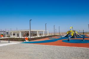 The COAF SMART Youredjian Child and Family Center and its playground and recreation area in the name of the Youredjian family foundation called “Love In Action”, in Myasnikyan, Armavir.