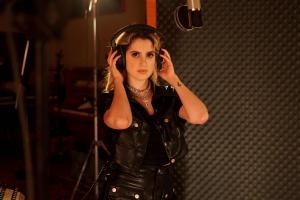 Laura Marano on the film set of Original Sound