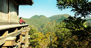 Mitokusan Sanbutsuji Temple is the National Treasure of Tottori