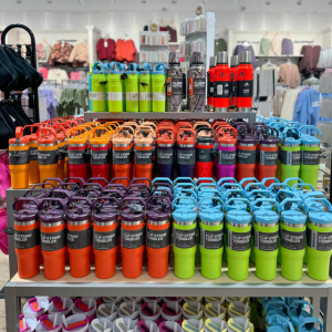 Several drinkware options on display at Palmetto Moon