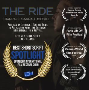 savanah joeckel in the ride festival winning script now for distribution