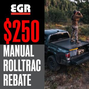 EGR USA Announces Limted – Time 0 End Consumer Rebate on Manual RollTrac Bed Covers