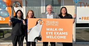 Stanton Optical Jacksonville, NC Staff Celebrating Grand Opening Ceremony
