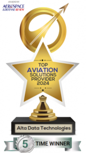 Alta Data Technologies Earns Top Supplier Award from Aerospace & Defense Review for Fifth Consecutive Year