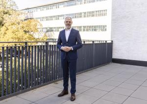 Henry Puhl, CEO of TGW Logistics, photographed outside