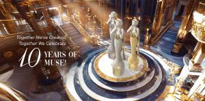 2025 MUSE Hotel Awards Statuettes (Platinum, Gold & Silver)