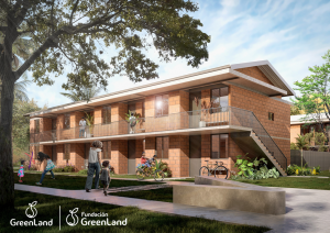 The GreenLand Foundation promotes the construction of a housing project designed to benefit more than 80 families