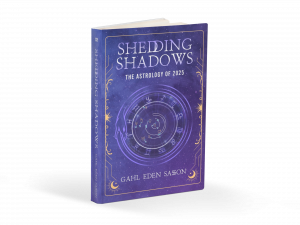 Image of Gahl Sasson's new book, Shedding Shadows: The Astrology of 2025