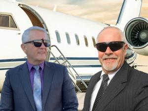BizAvJetss Founder Eli Stepp (Left) and S.W.O.T. Program Manager Jerry Whetstone (Right)