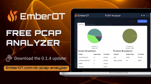 EmberOT Updates Free PCAP Analyzer with Expanded Capabilities for the ICS Security Community