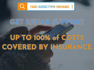 An infographic shows the concept of Find Addiction Rehabs provide placement specialized programs for couples as well as veterans and their families