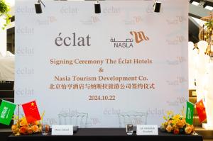 Signing Board The Éclat Hotels and Nasla Tourism Co.