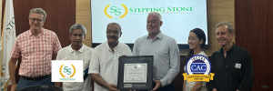 Awarding of CAC certificate to Stepping Stone Philippines