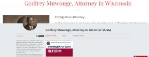 News about Godfrey Muwonge, Attorney in Wisconsin
