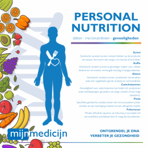 Personal Nutrition DNA test - voedselgevoeligheden