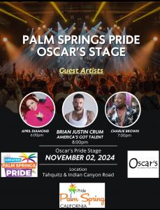 Pride Palm Spring Nov 2 - April Diamond Performing