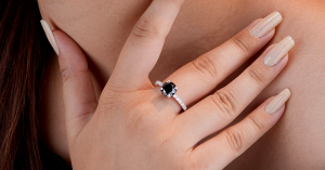 black diamond engagement rings