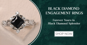 black diamonds ring