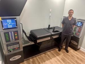 DRX9000 Spinal Decompression Table at Dr. Derek Sisak Spinal Solution Clinic in St Augustine FL