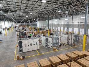 View of ELM MicroGrid's 125,000 sq.ft. factory in The Colony, TX