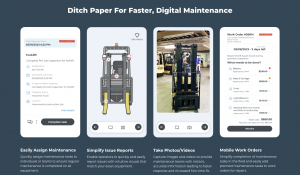 Quickly inspect, report and correct equipment maintenance issues.