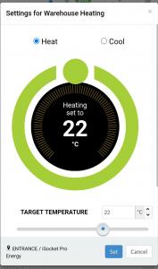 iSocket Smart Thermostat Settings (Celsius)