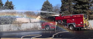 Sylvania Township Fire Department's fire truck.