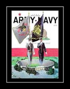 Vintage 1983 Army Navy Football Poster