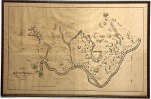 The postcards and other memorabilia from local towns in Massachusetts includes this rare 1832 map of Haverhill. Minimum bid: $1.