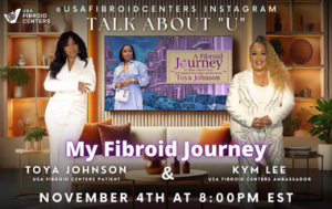 USA Fibroid Centers Goes Live Behind the Scenes with Reality TV Star Toya Johnson