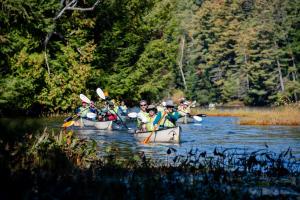 Canoeing at Wilderness Traverse