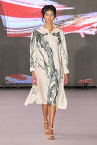 Naoko Tosa look 9 from her Spring Summer 2025 runway collection during NYFW