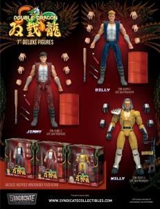 Syndicate Collectibles to Release Exclusive ‘Double Dragon’ Action Figures, First Line in Over 30 Years