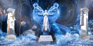 2025 iLuxury Awards Statuettes - Glaze & Crystal