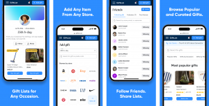 GiftList Releases Mobile App to Help with Gift Giving Ahead of 2024 Holiday Season