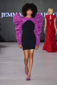 Look 12 from the JEMMA RUSSO Spring Summer 2025 Collection at New York Fashion Week as part of the Global Fashion Collective shows